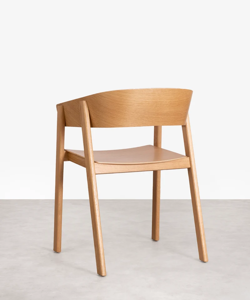 Silla de comedor en Madera con Reposabrazos Isabella