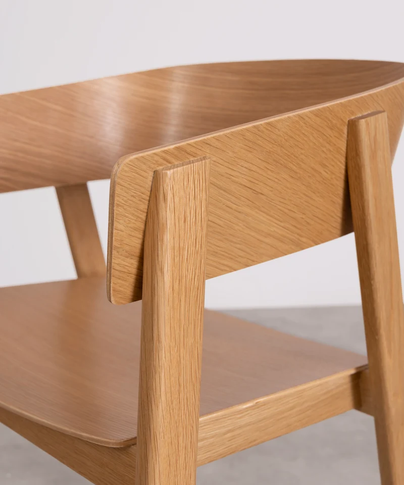 Silla de comedor en Madera con Reposabrazos Isabella