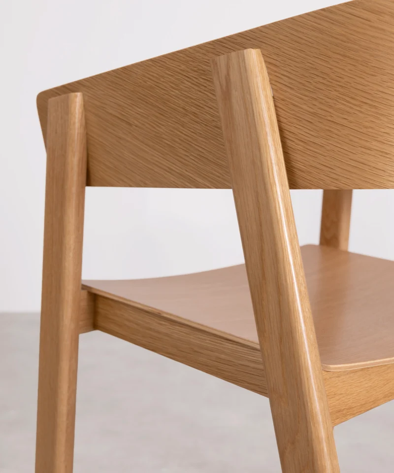 Silla de comedor en Madera con Reposabrazos Isabella