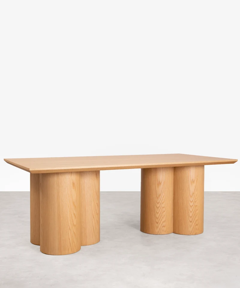 Mesa de Comedor Rectangular en Madera Agatha (210x100 cm)