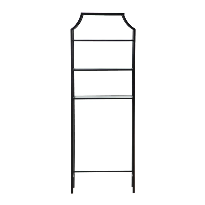 Etagere 4 etageres ouvertes en verre | Salem
