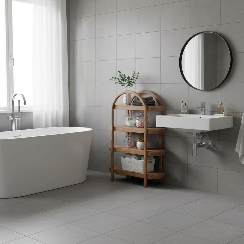 Etagere 4 étagères ouvertes | Acacia Finely