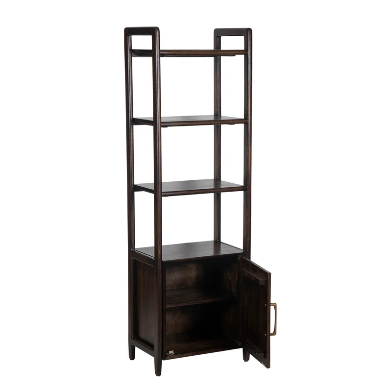 Colonne de rangement noyer fonce | Acacia Aleuts