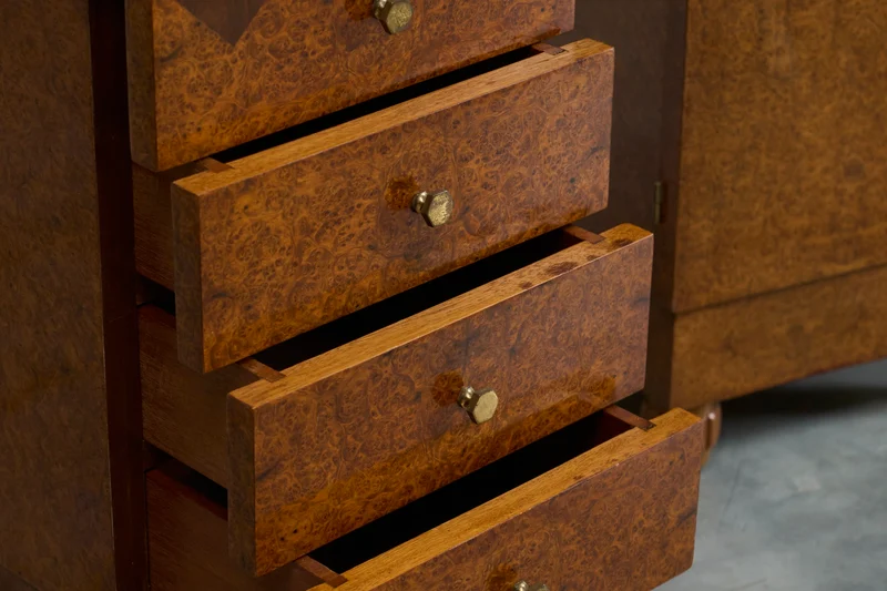 Exceptional Pair of Art Deco Cabinets Europe 1930s