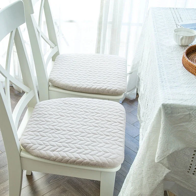 Galette de Chaise Trapèze Blanche