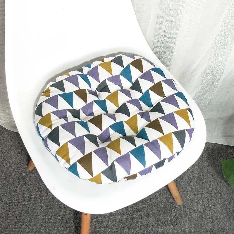 Galette de Chaise imprimé Géométrique coloré