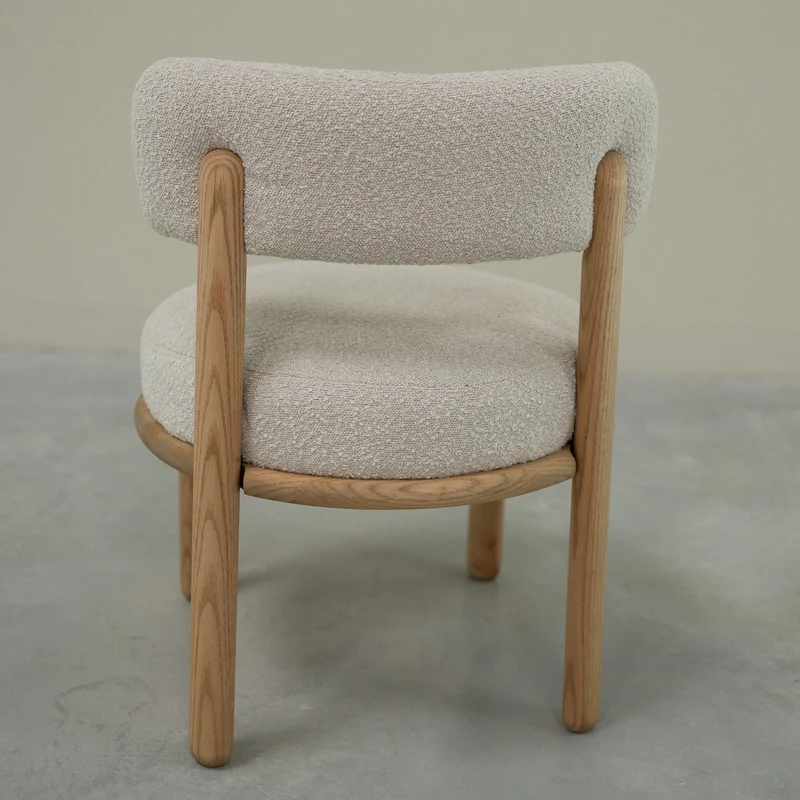 Lot de 2 chaises en chêne massif Lova | NordicStory