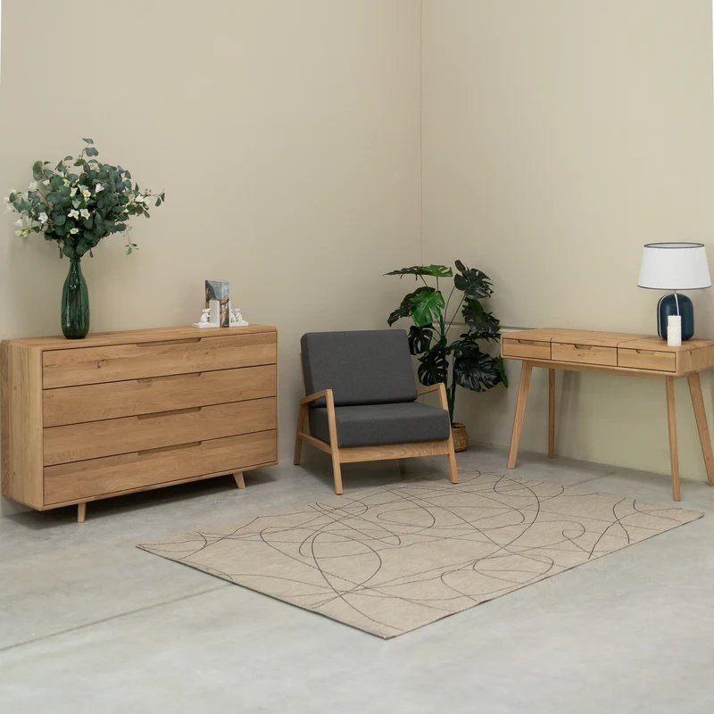 Fauteuil en bois massif SWEDEN | NordicStory