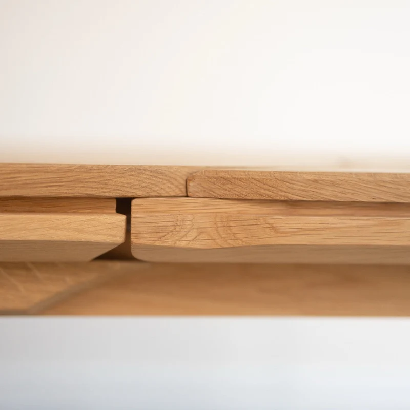 Table de salle à manger extensible en chêne massif IKONA | VESKOR