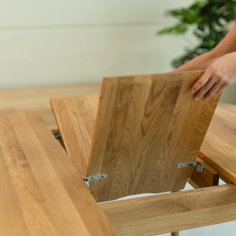 Table de salle à manger à rallonges en chêne MALMO | NordicStory