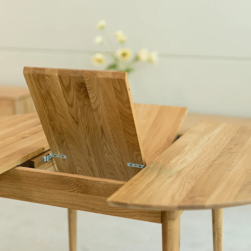 Table de salle à manger à rallonges en chêne MALMO | NordicStory