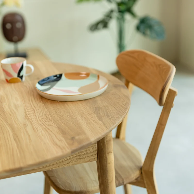 Table de salle à manger à rallonges en chêne MALMO | NordicStory