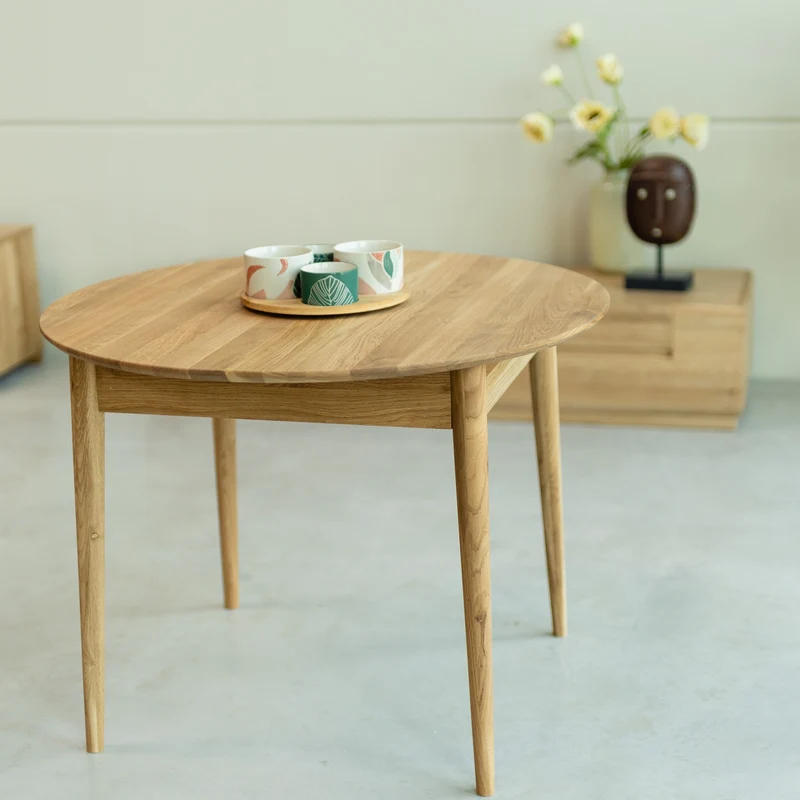 Table de salle à manger à rallonges en chêne MALMO | NordicStory