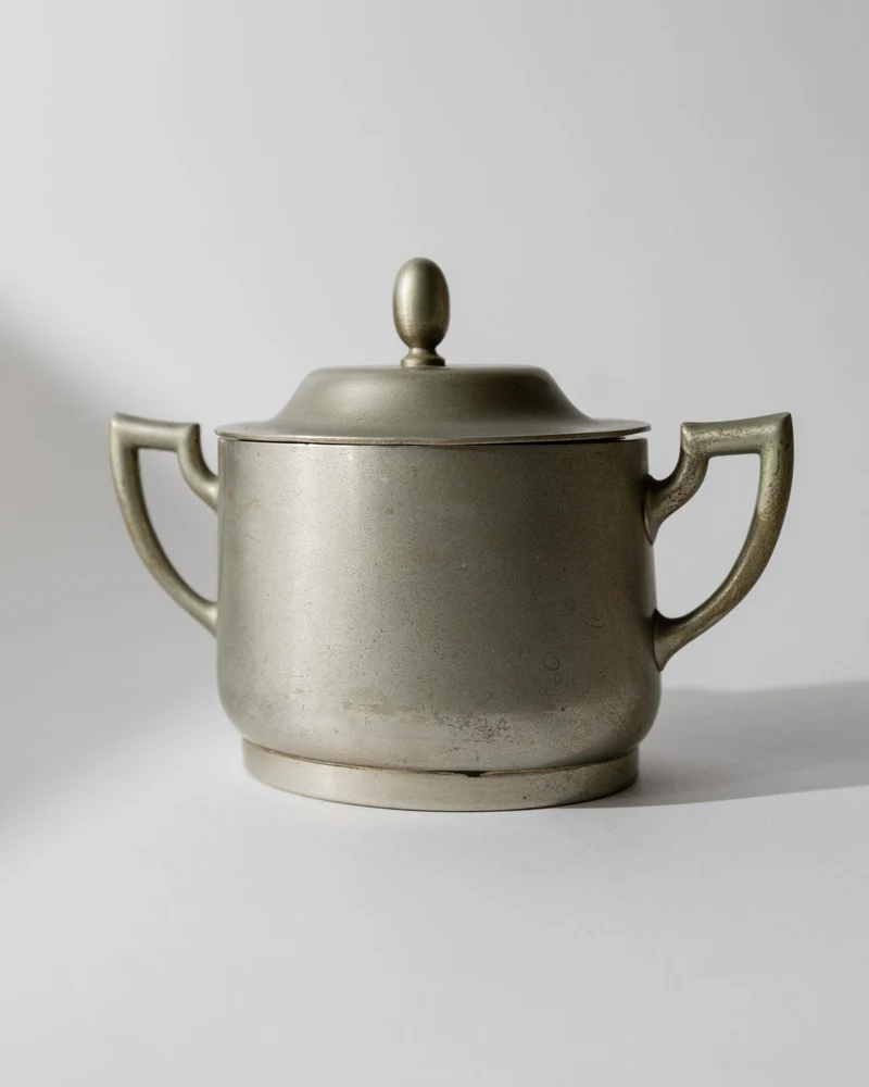 1950s Silver Plated Lidded Box