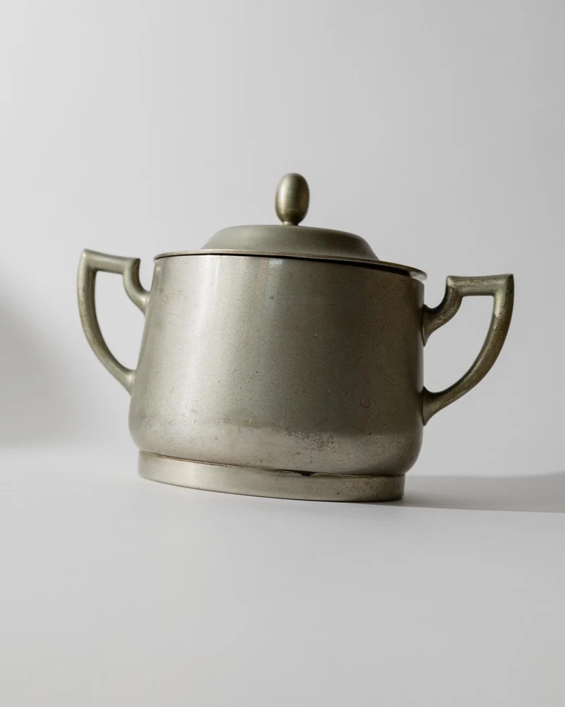 1950s Silver Plated Lidded Box