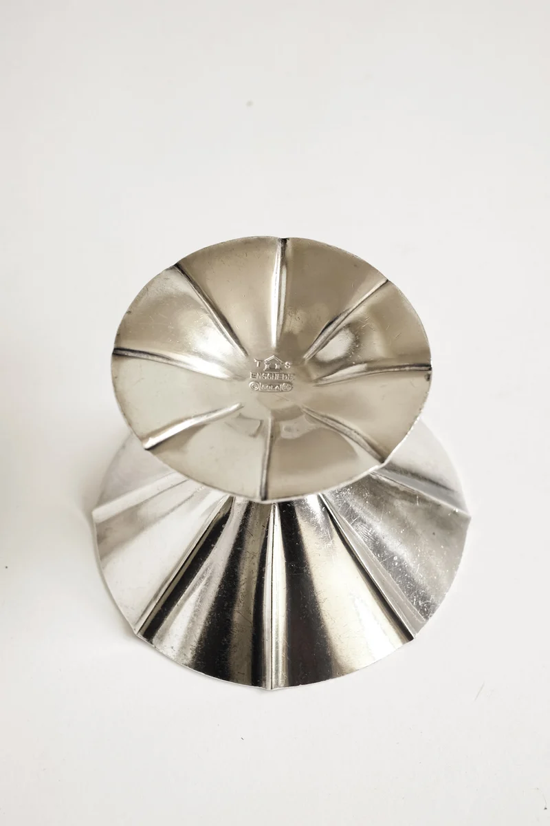 Mid-Century Sola Silver-Plated Ice Coupe Set