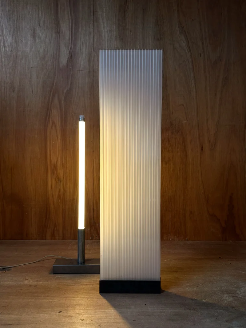 POLY-C-1 extra tall - opaque Acrylic Floor Lamp
