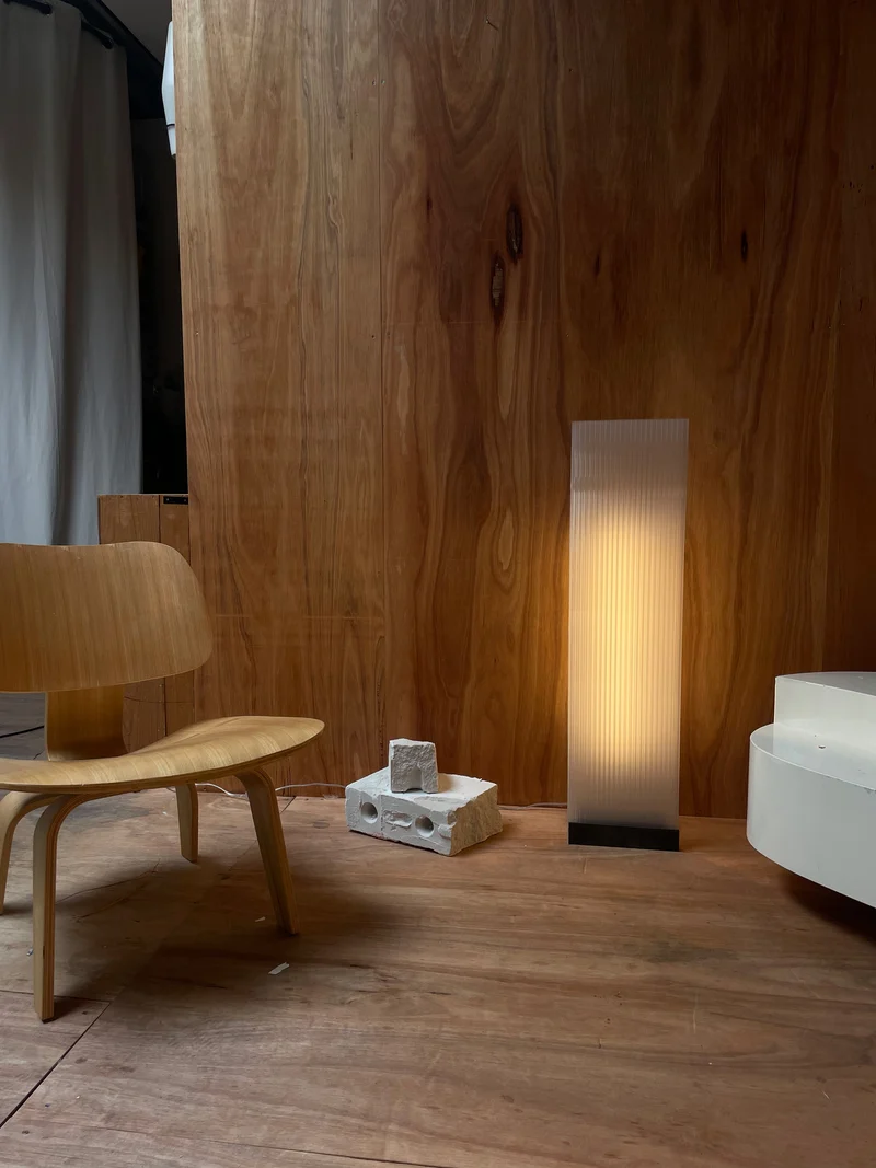 POLY-C-1 extra tall - opaque Acrylic Floor Lamp