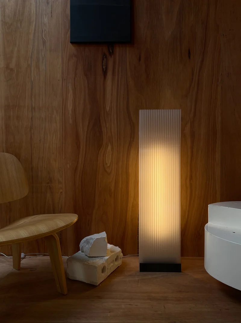 POLY-C-1 extra tall - opaque Acrylic Floor Lamp
