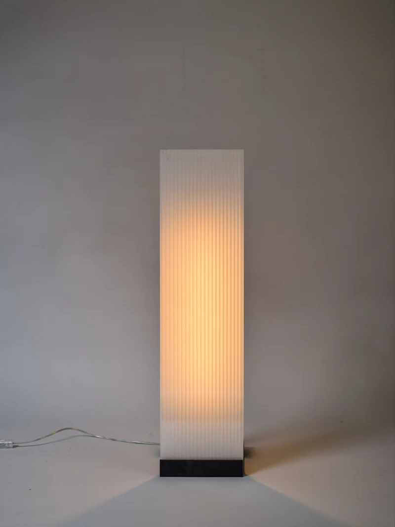 POLY-C-1 extra tall - opaque Acrylic Floor Lamp