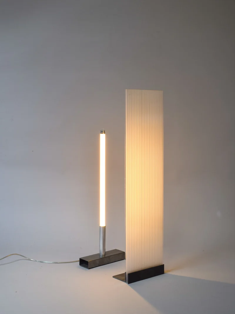 POLY-C-1 extra tall - opaque Acrylic Floor Lamp