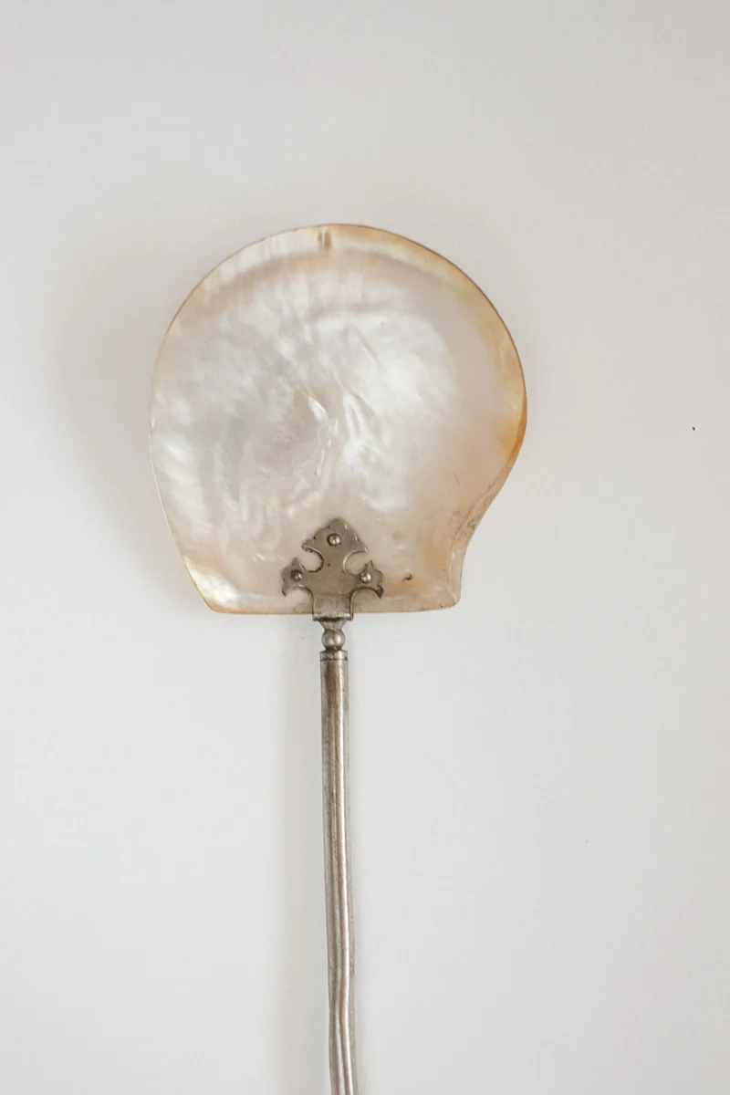 Mother-of-Pearl Serving Spoon