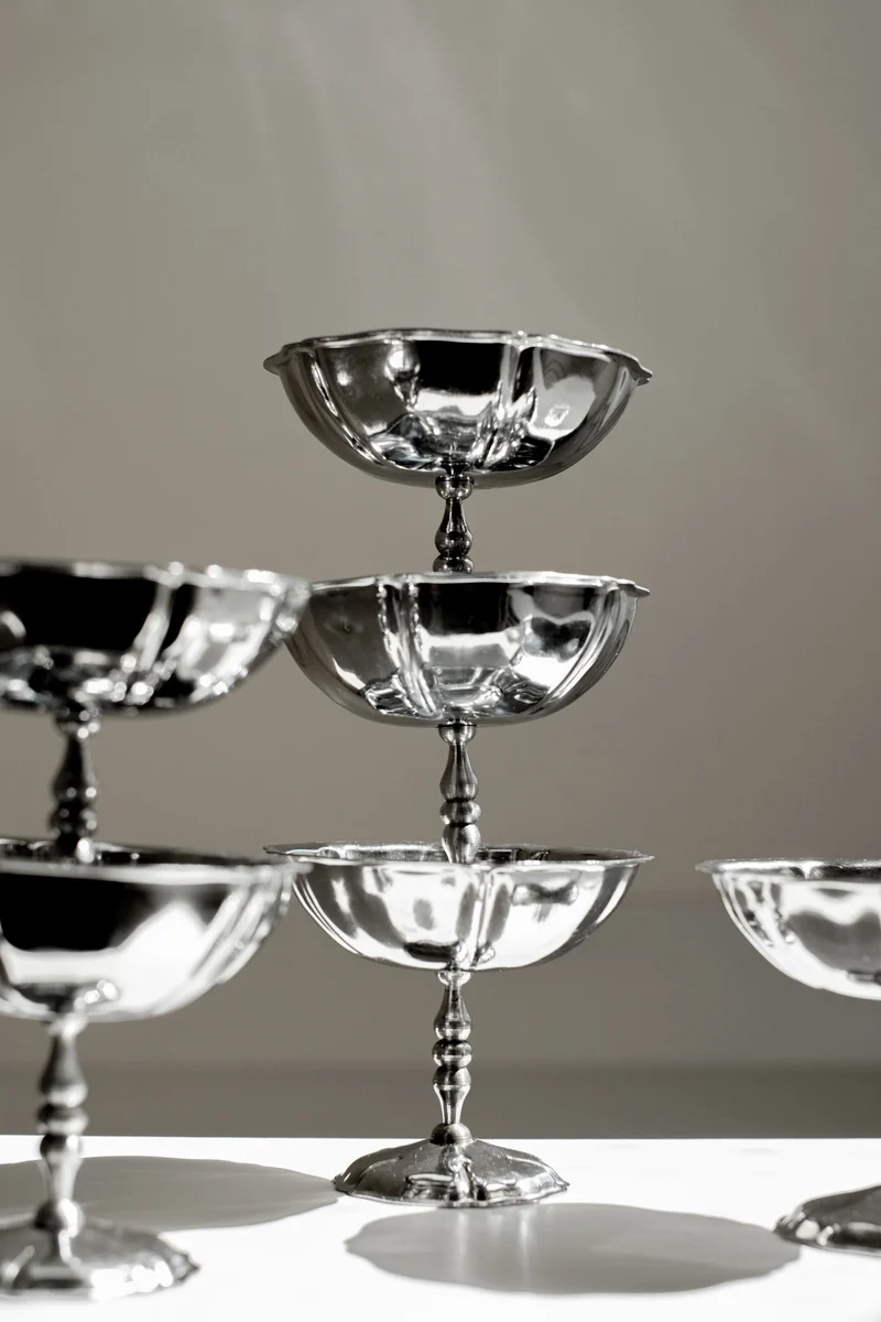 Set of Six Ice Coupes