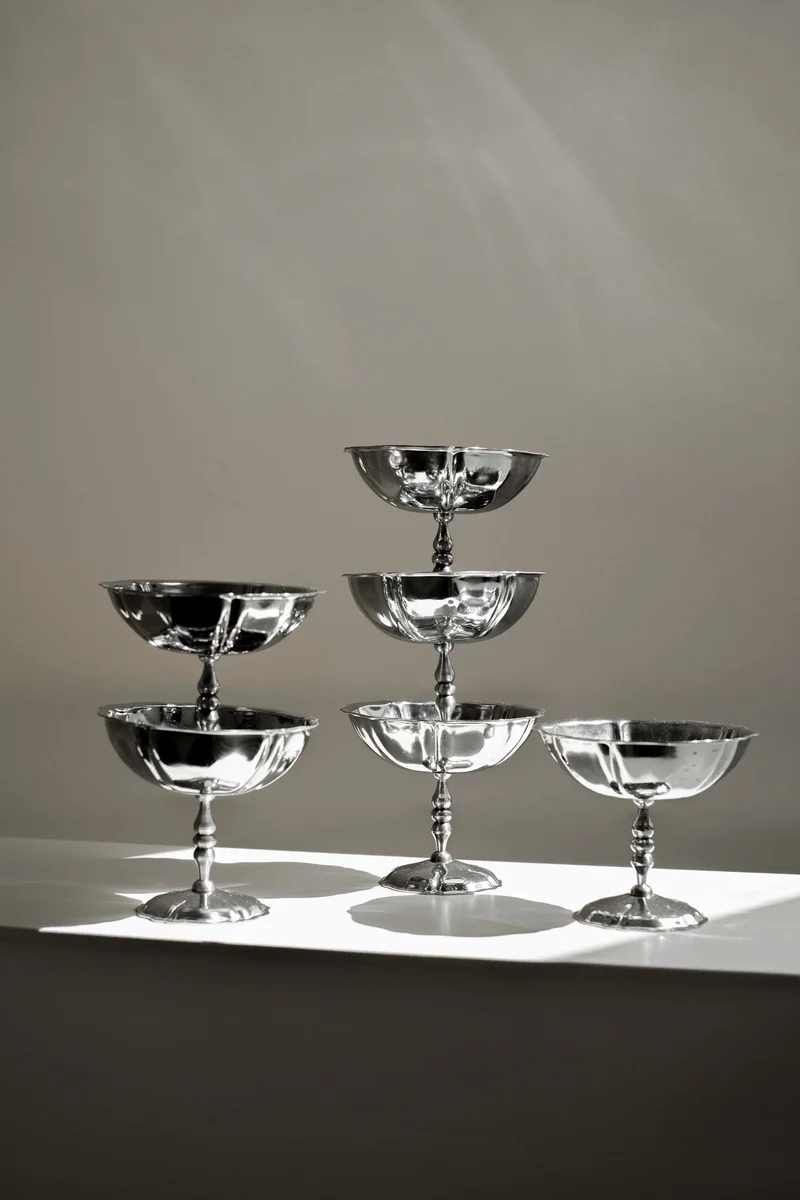 Set of Six Ice Coupes