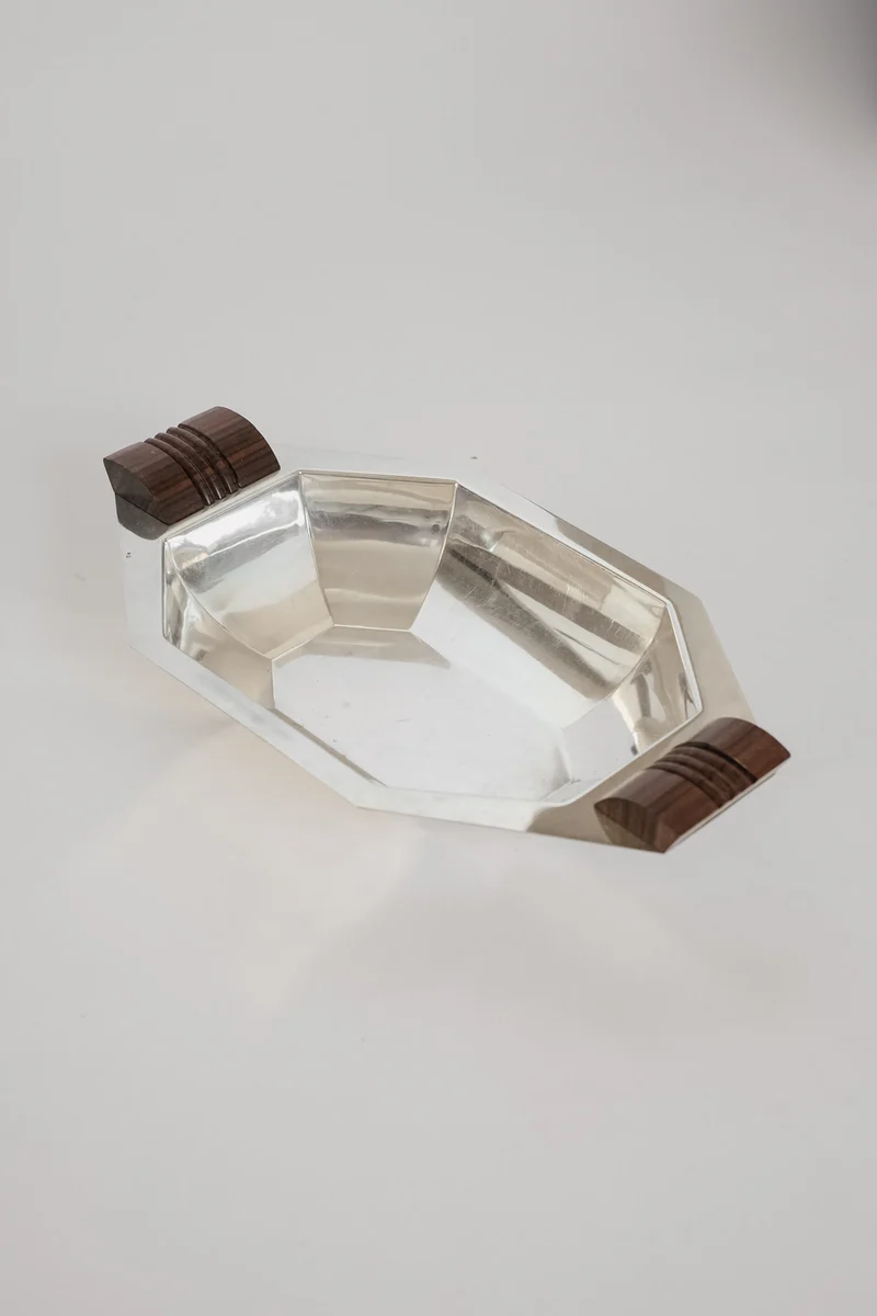 Silver-plated Art Deco Dish