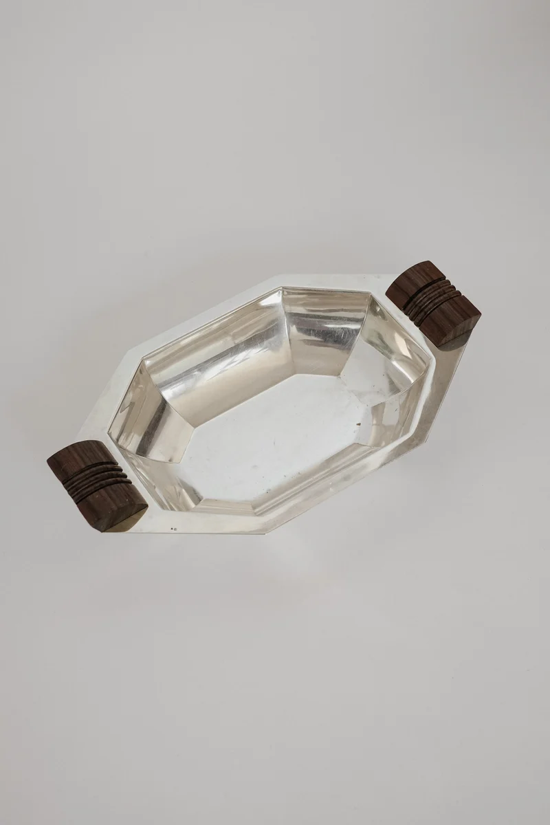 Silver-plated Art Deco Dish
