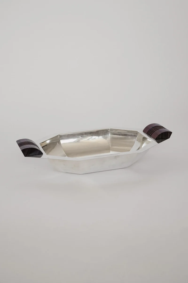 Silver-plated Art Deco Dish
