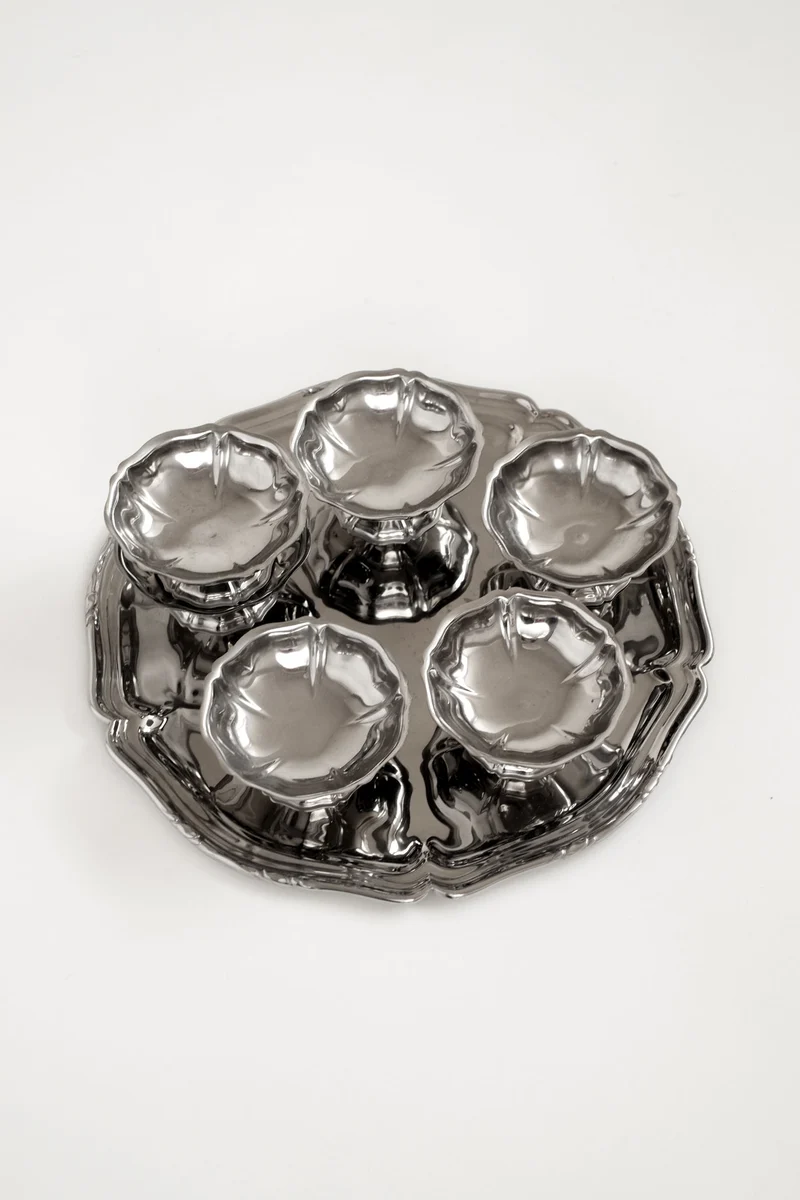 Guy Degrenne Ice Cream Set with Tray