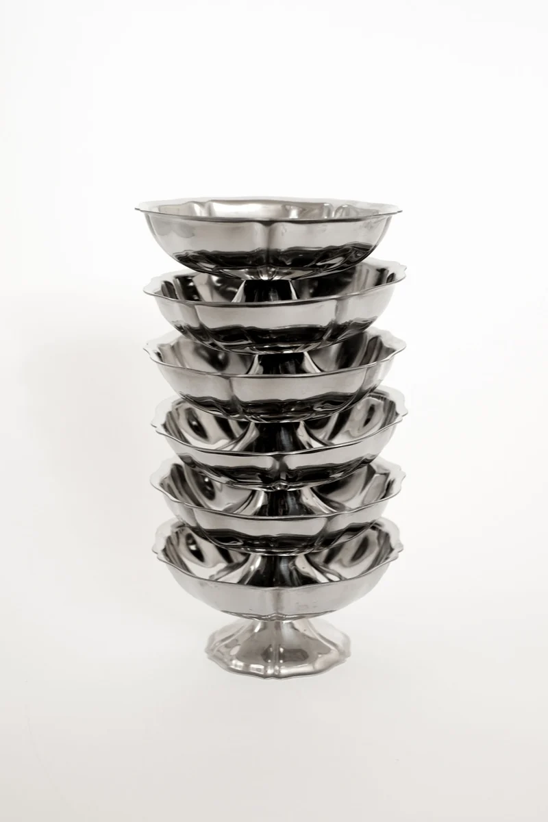 Guy Degrenne Ice Cream Set with Tray