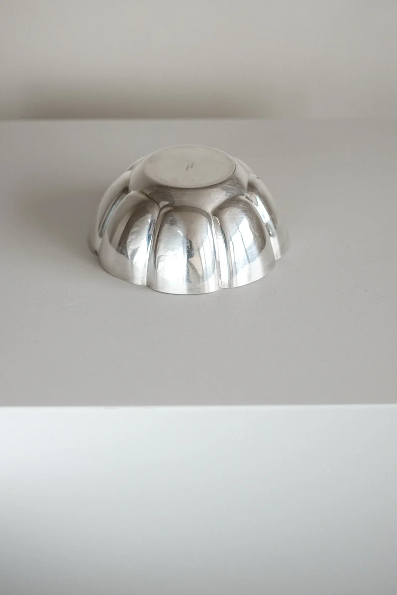 Set of 6 Silver-Plated Bowls 1960s