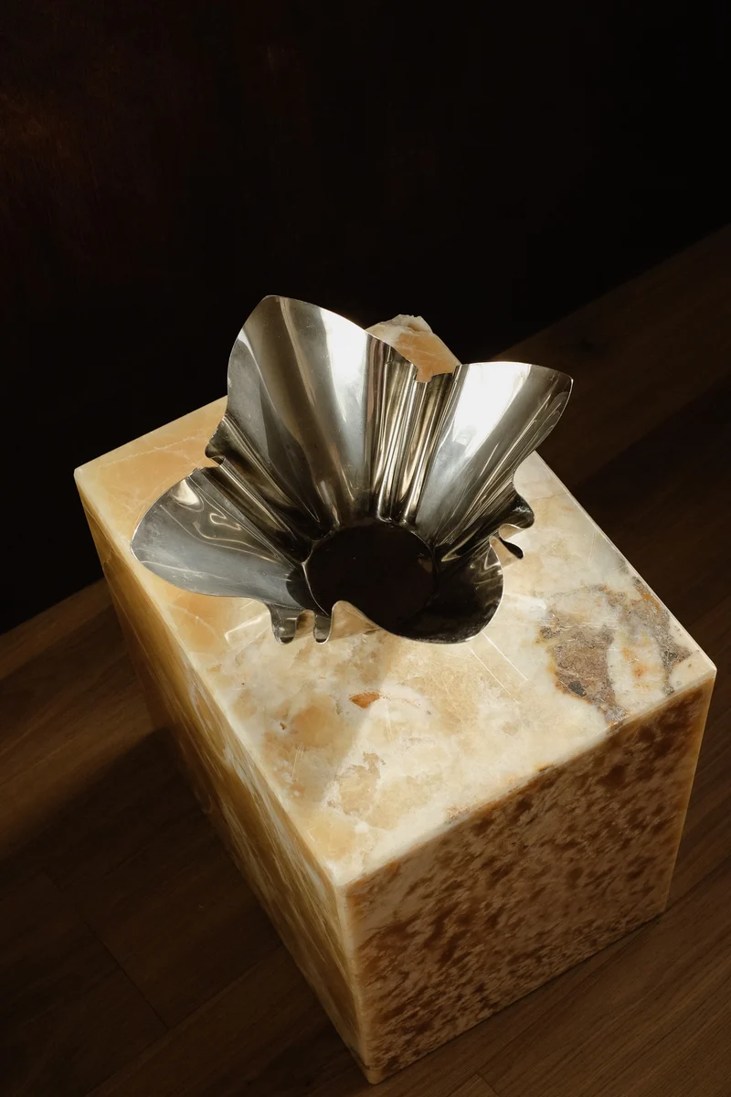 Folded Chrome Bowl