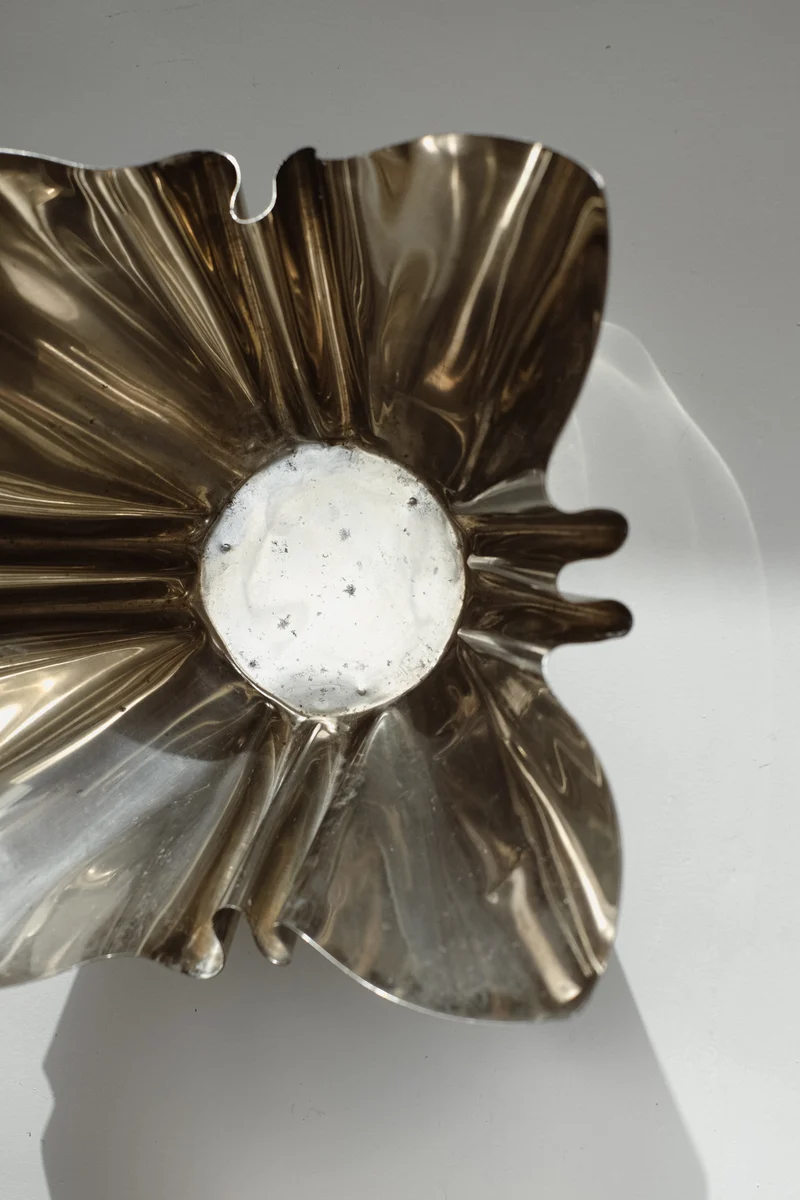 Folded Chrome Bowl