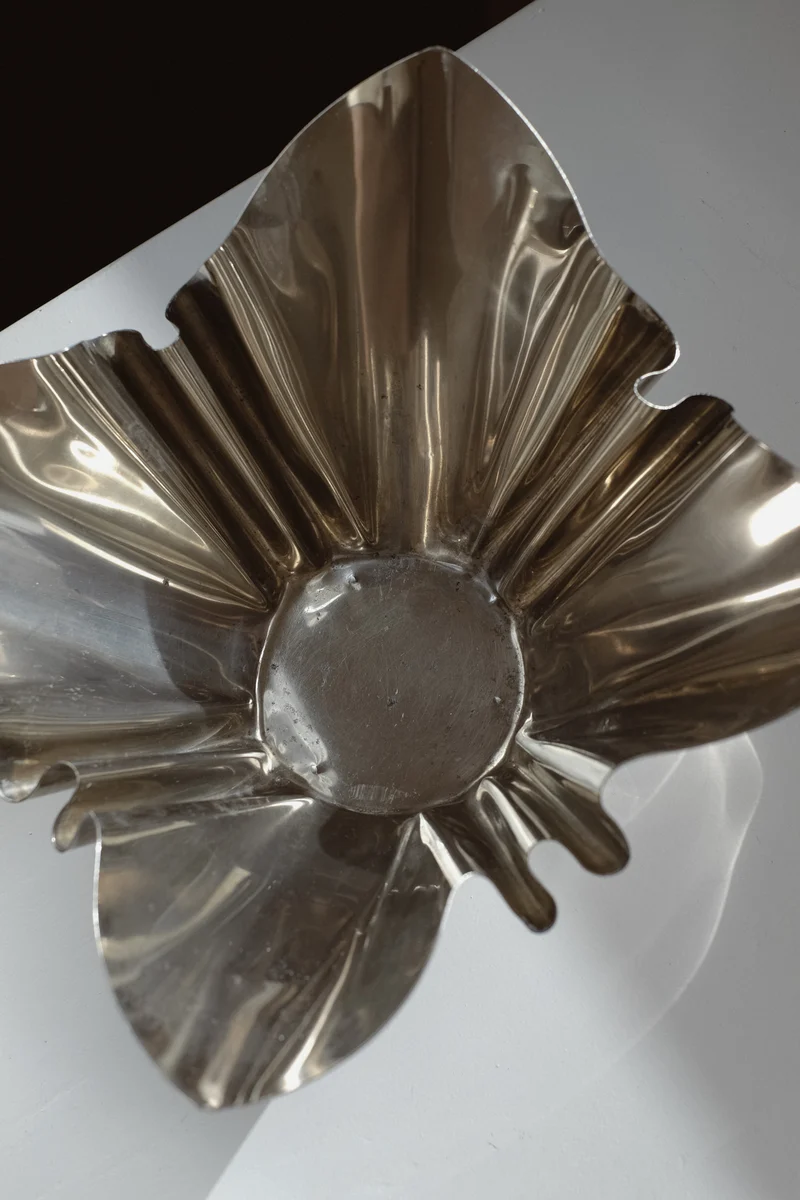 Folded Chrome Bowl