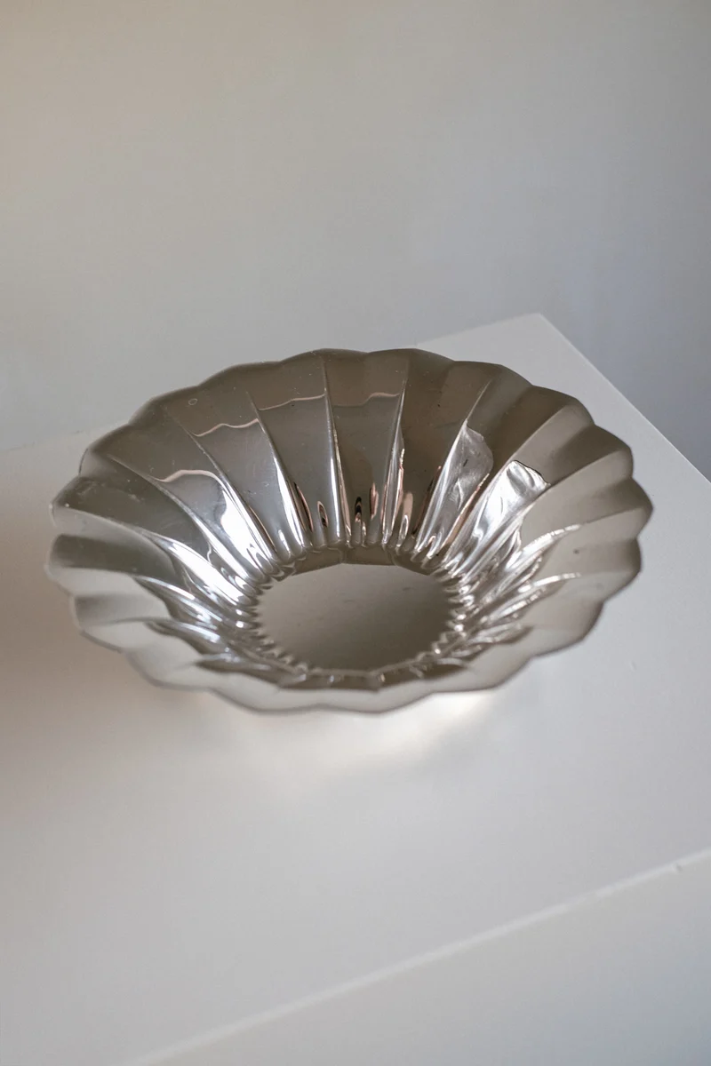 Silver-Plated Footed Bowl