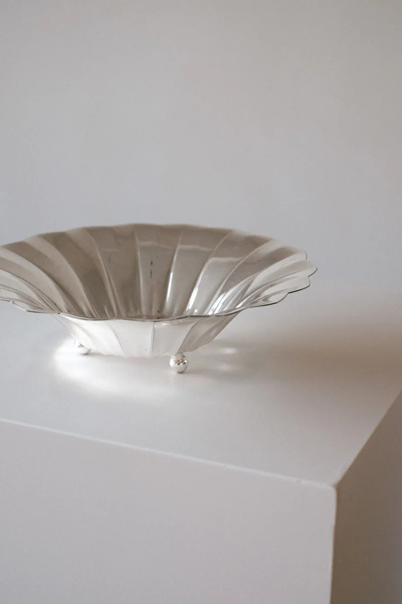 Silver-Plated Footed Bowl