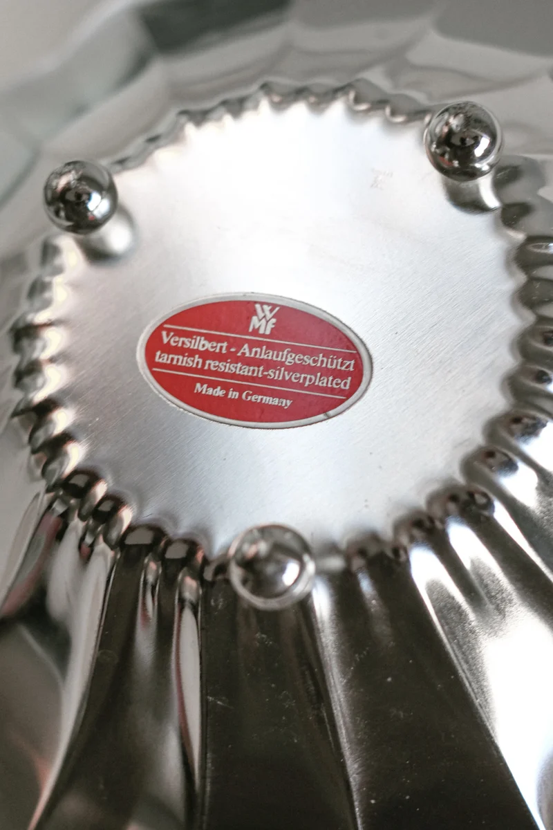 Silver-Plated Footed Bowl