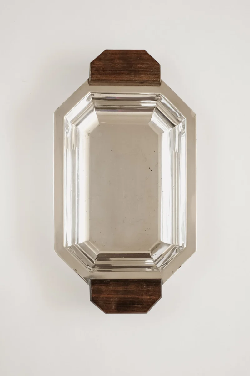 Silver-plated Art Deco Dish