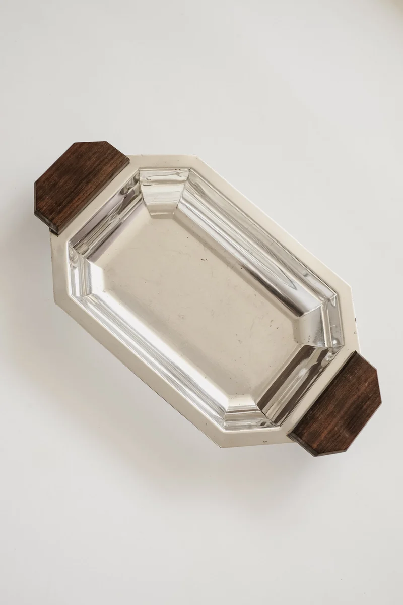Silver-plated Art Deco Dish