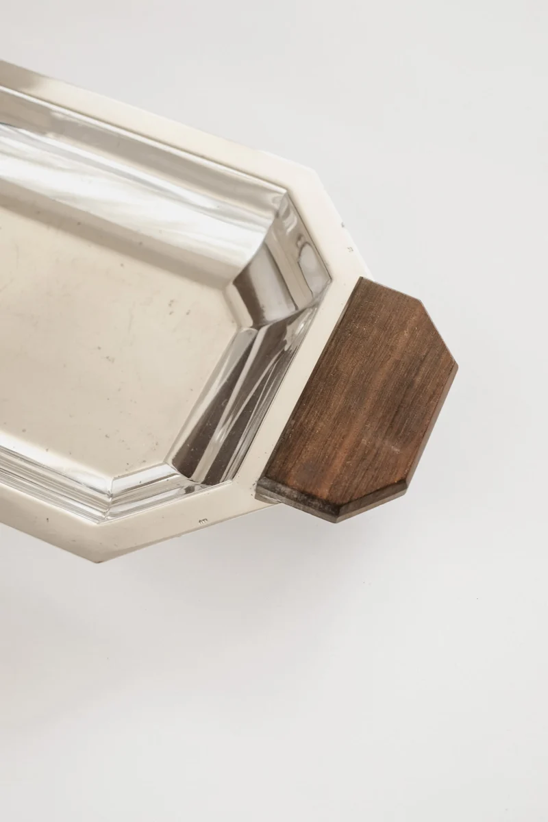 Silver-plated Art Deco Dish