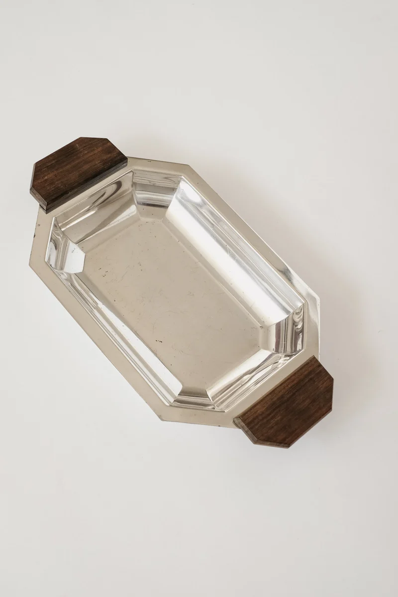 Silver-plated Art Deco Dish
