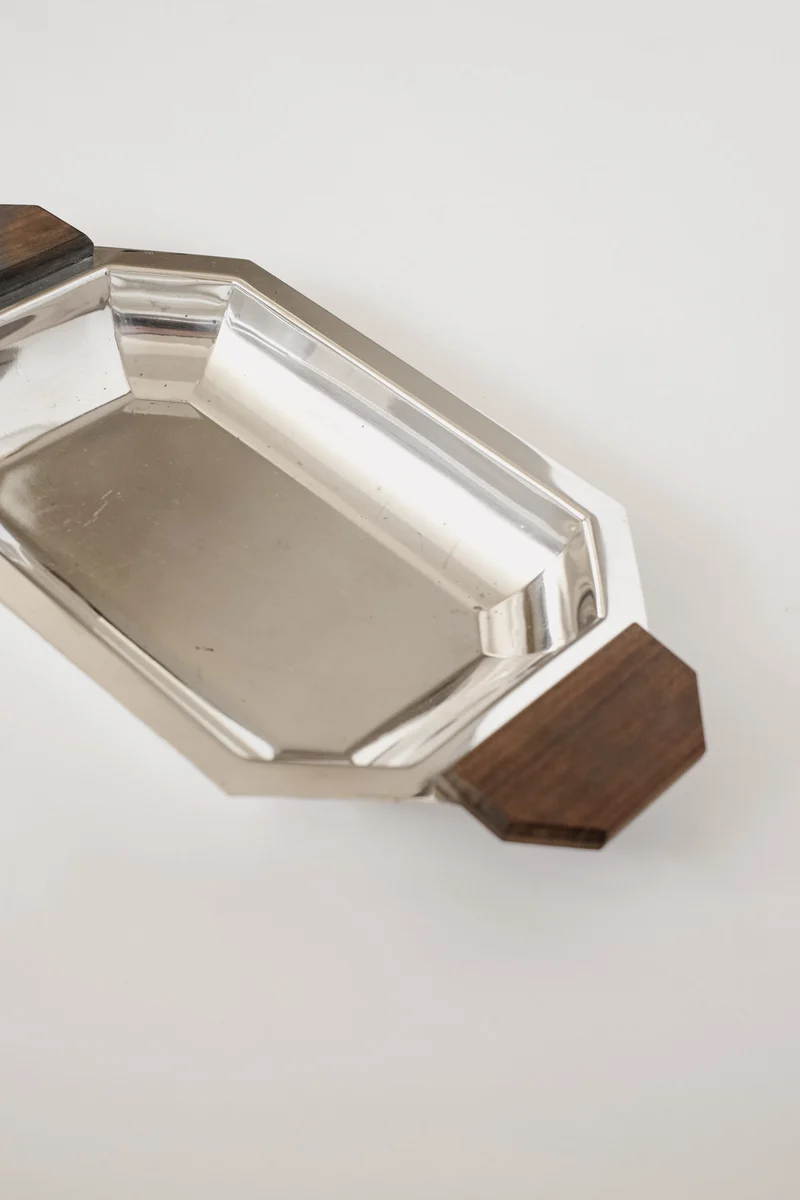 Silver-plated Art Deco Dish