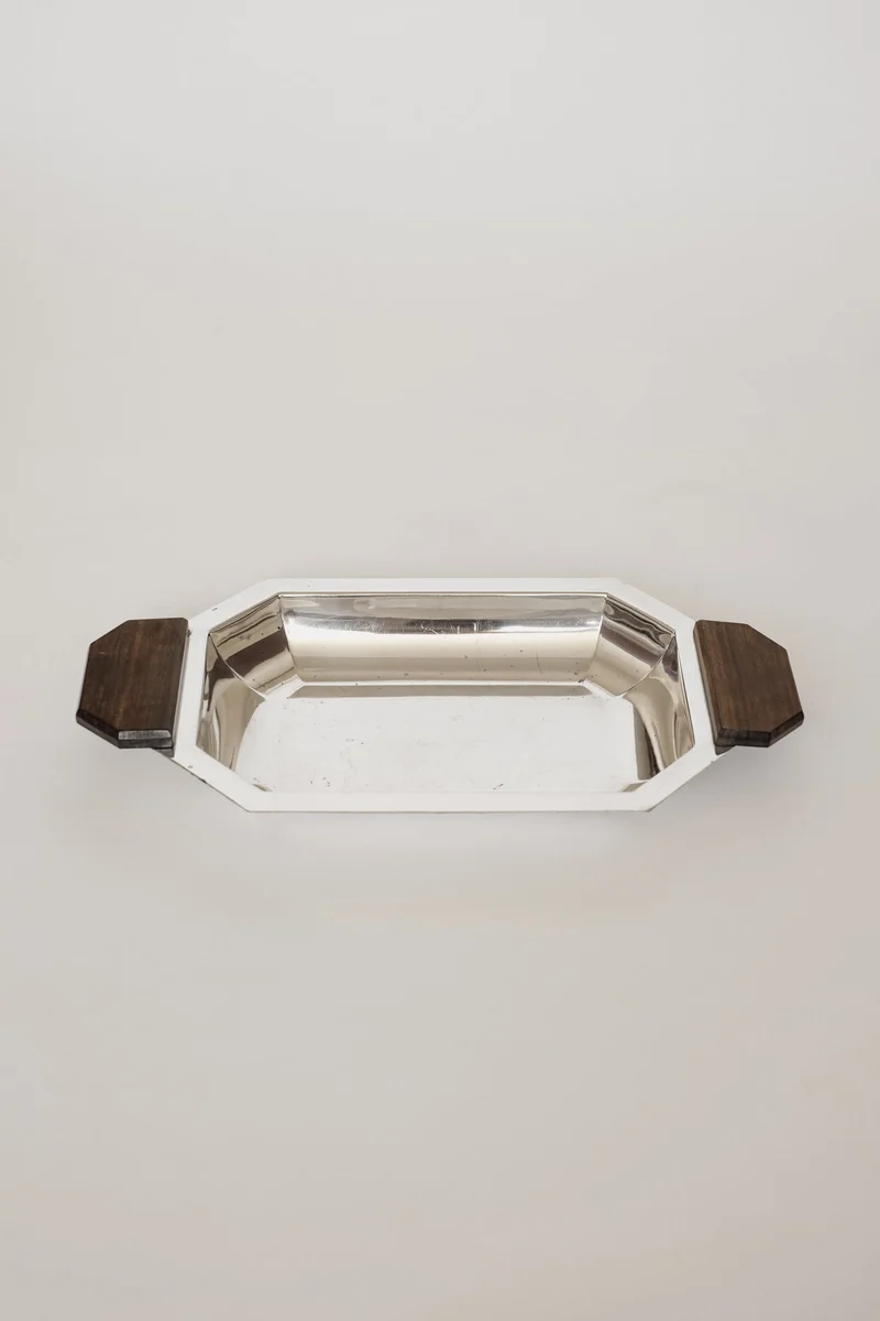 Silver-plated Art Deco Dish