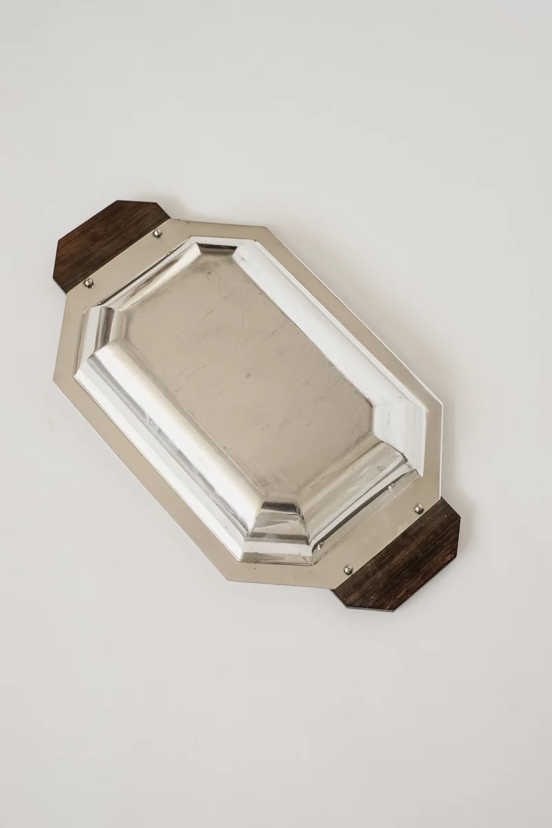 Silver-plated Art Deco Dish