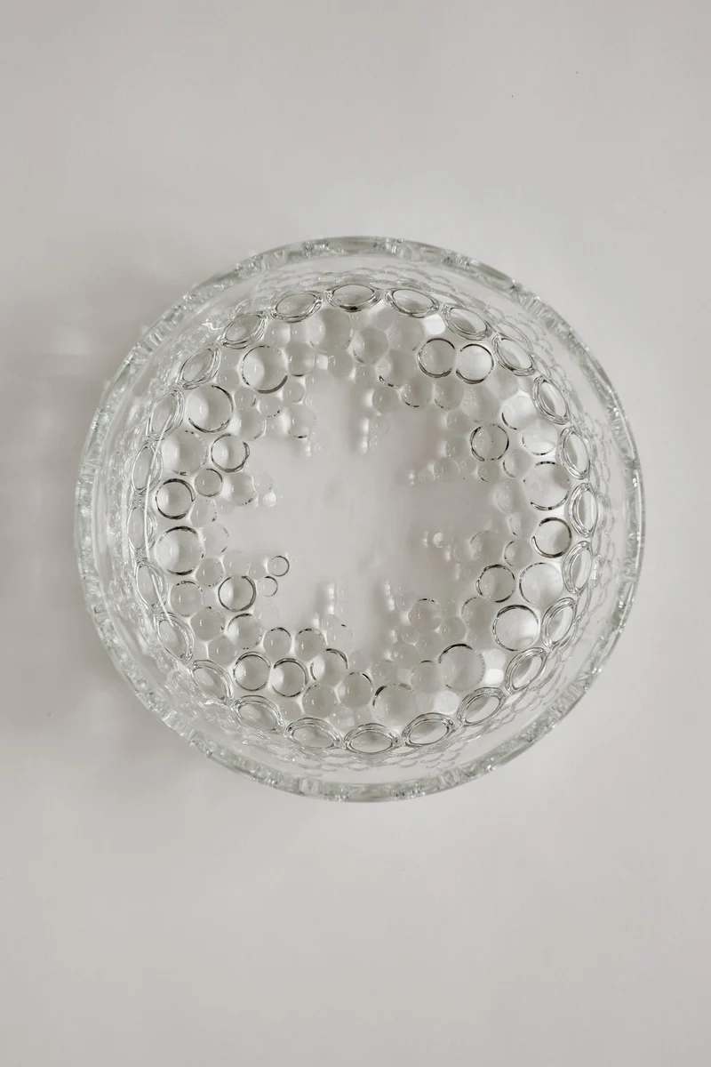 Mid-Century Glass Bowl by Walther Glass, 1970