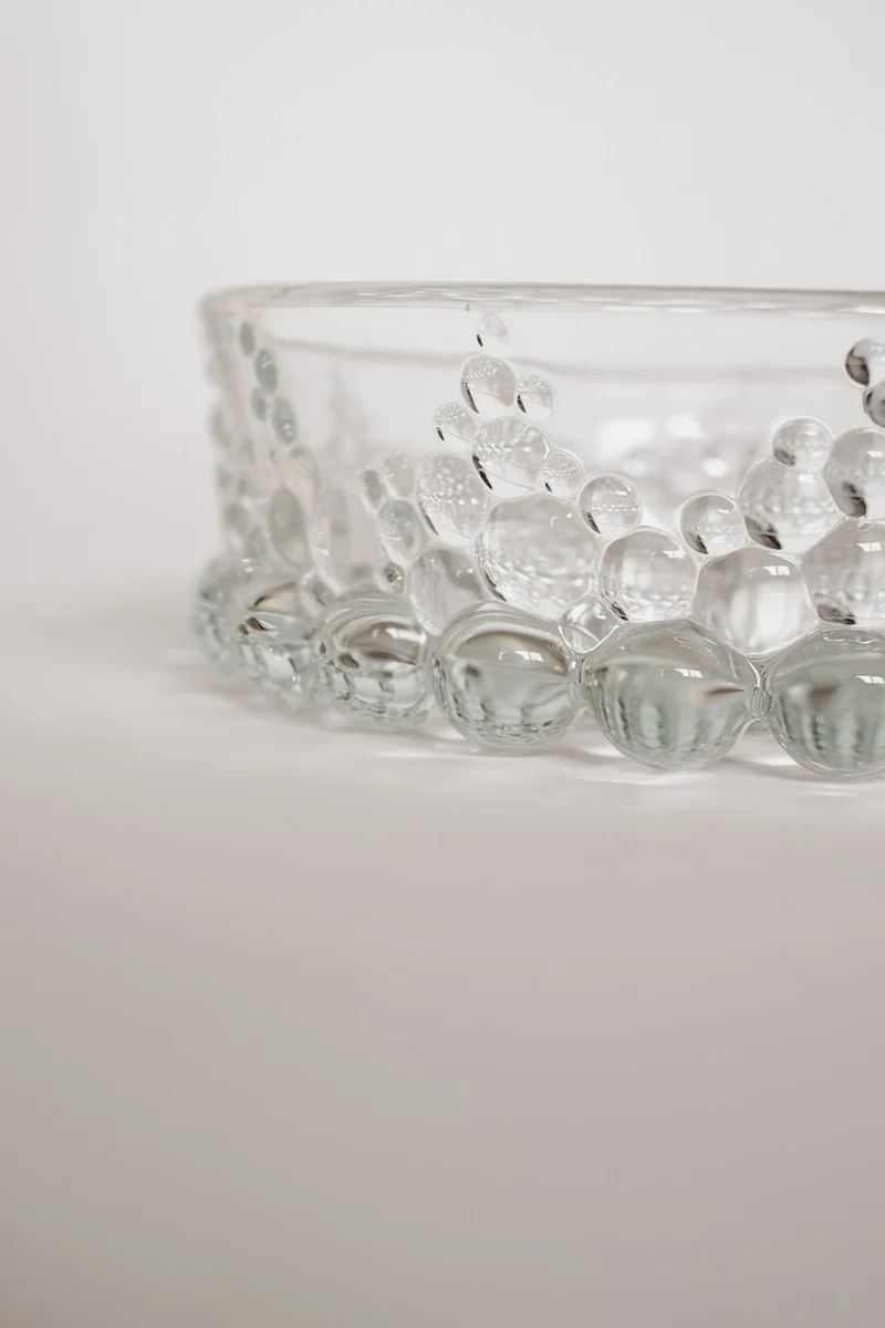 Mid-Century Glass Bowl by Walther Glass, 1970