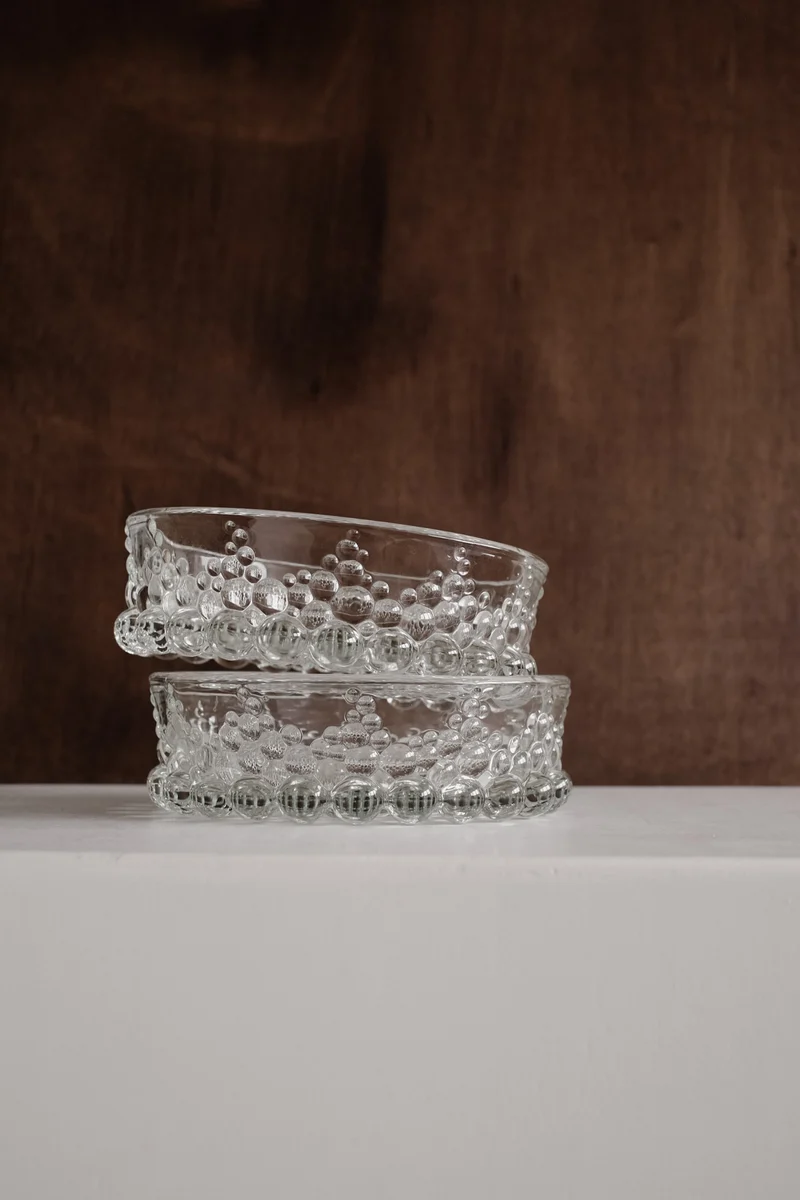 Mid-Century Glass Bowl by Walther Glass, 1970